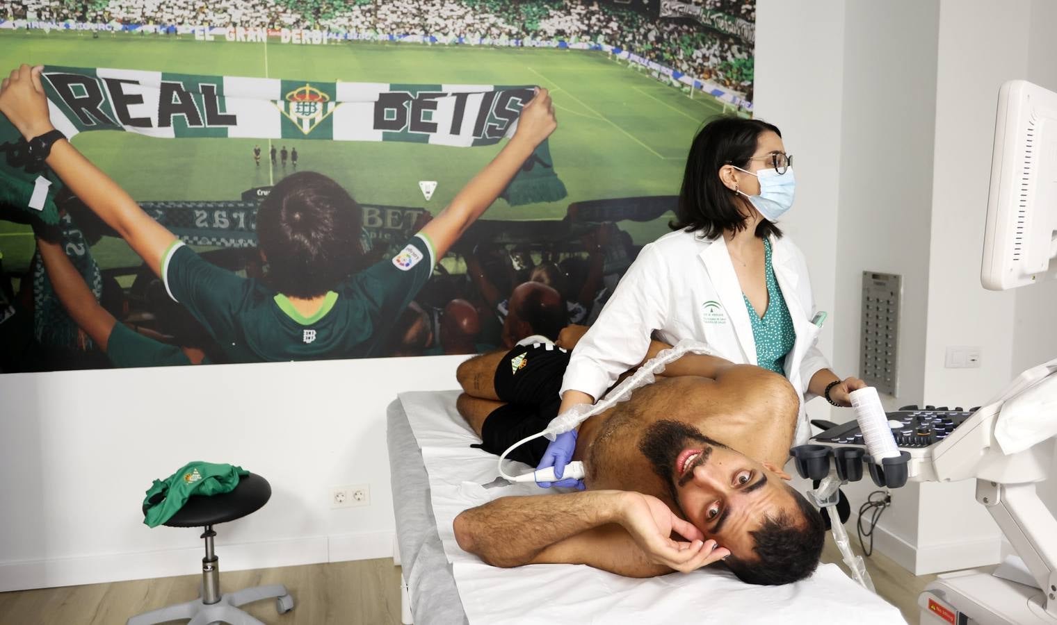 Reconocimiento médico a los jugadores del Betis