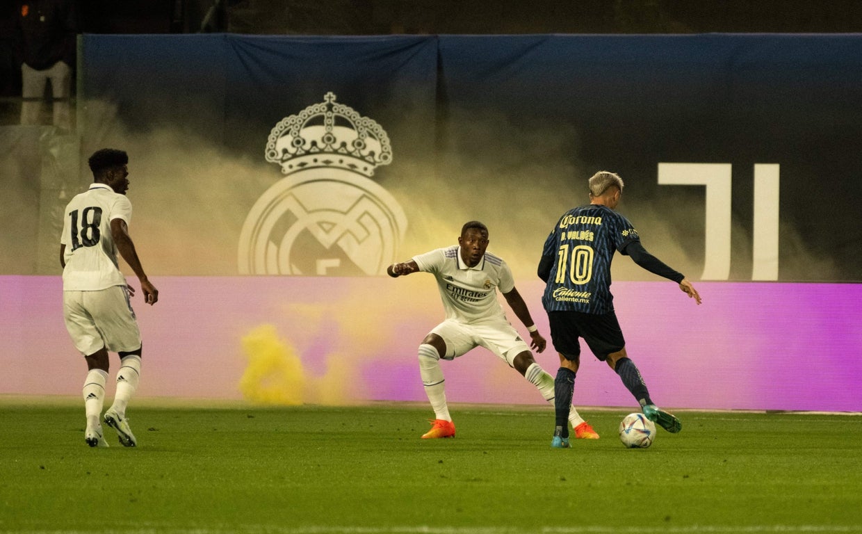 Una imagen del partido contra el Club América