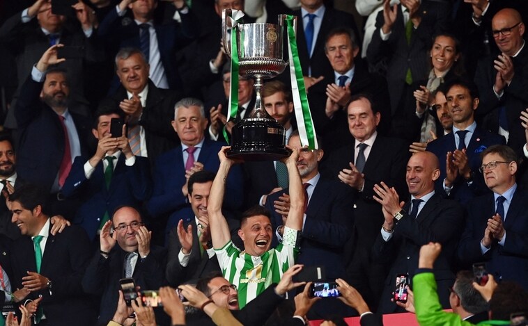 Joaquín, tras proclamarse campeón de la Copa del Rey