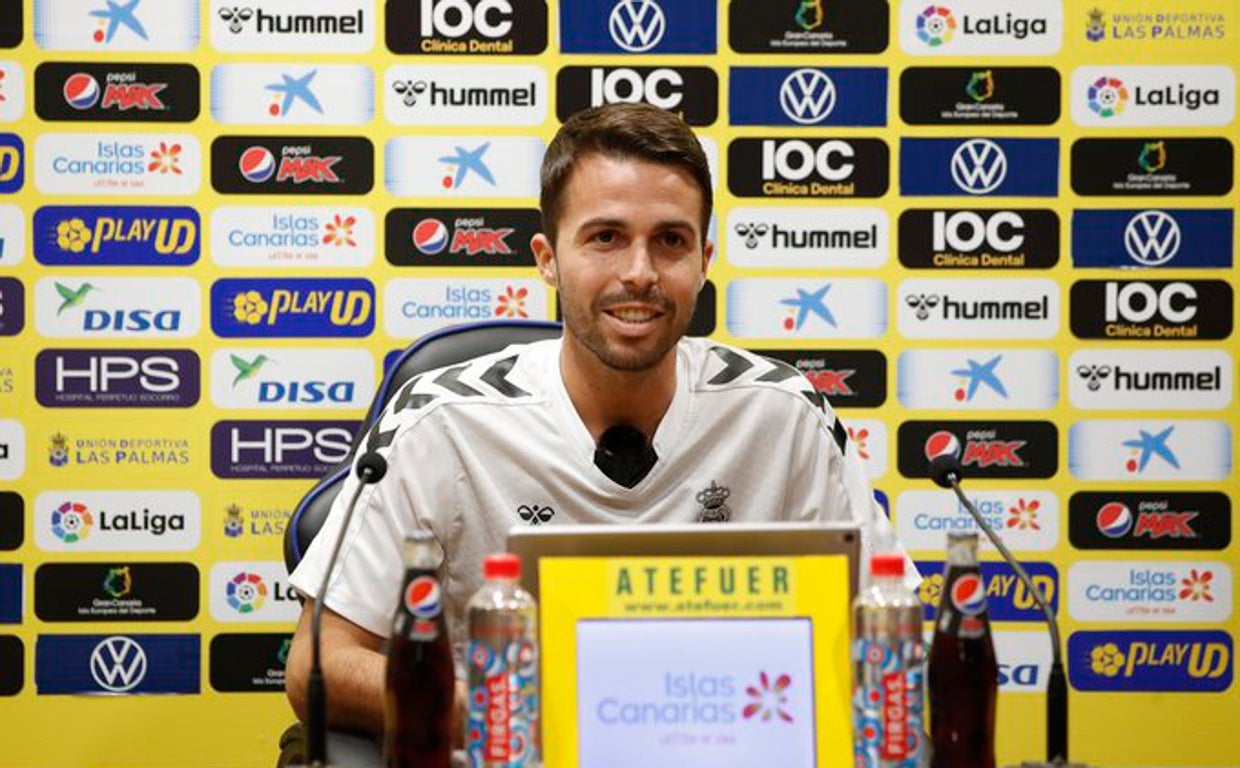 Rodríguez en la rueda de prensa convocada este martes