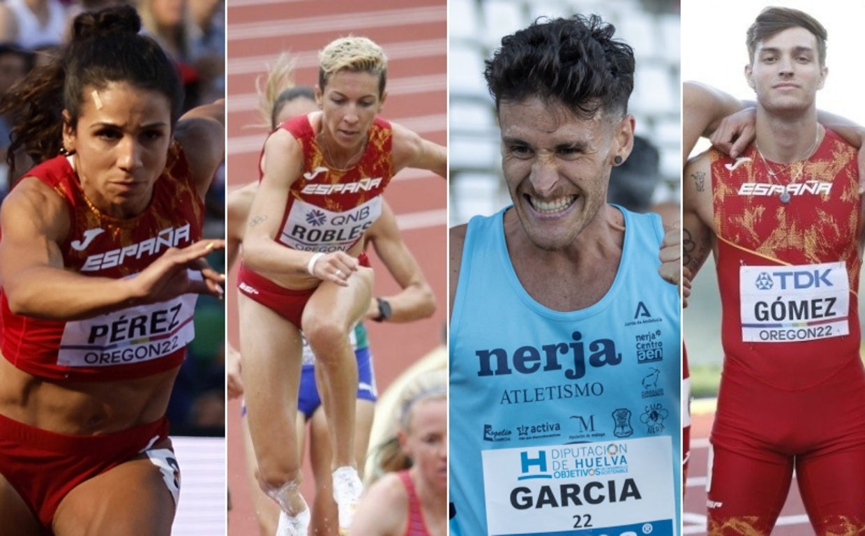 Maribel Pérez, Carolina Robles, Gonzalo García y Jesús Gómez