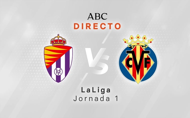 Valladolid - Villarreal, estadísticas del partido