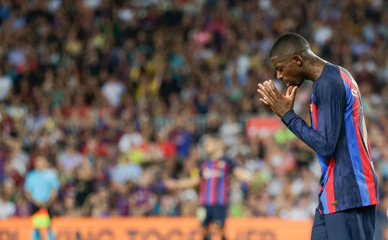 Dembélé lamenta una ocasión perdida