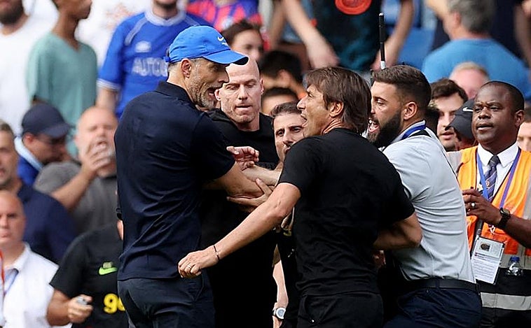Incendio en la Premier: Conte y Tuchel llegan a las manos