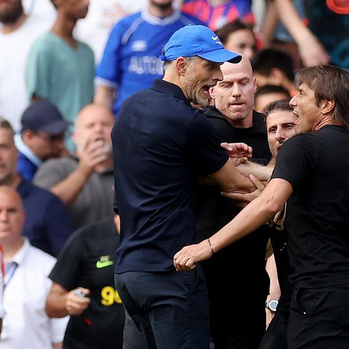 Incendio en la Premier: Conte y Tuchel llegan a las manos