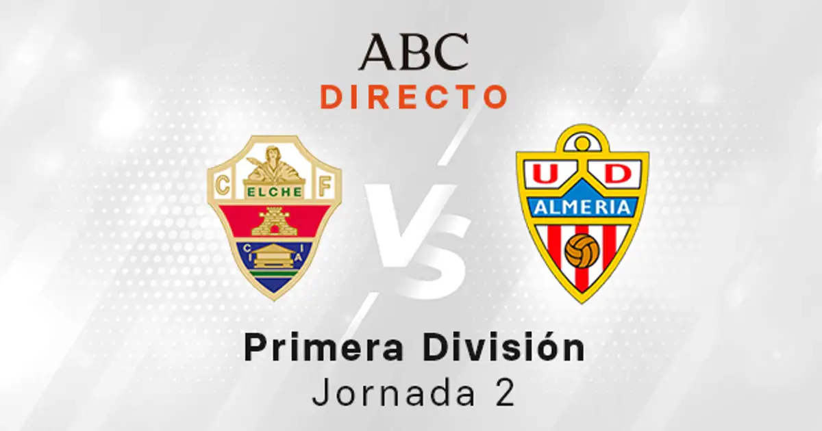 Estadísticas de ud almeria contra elche c. f.