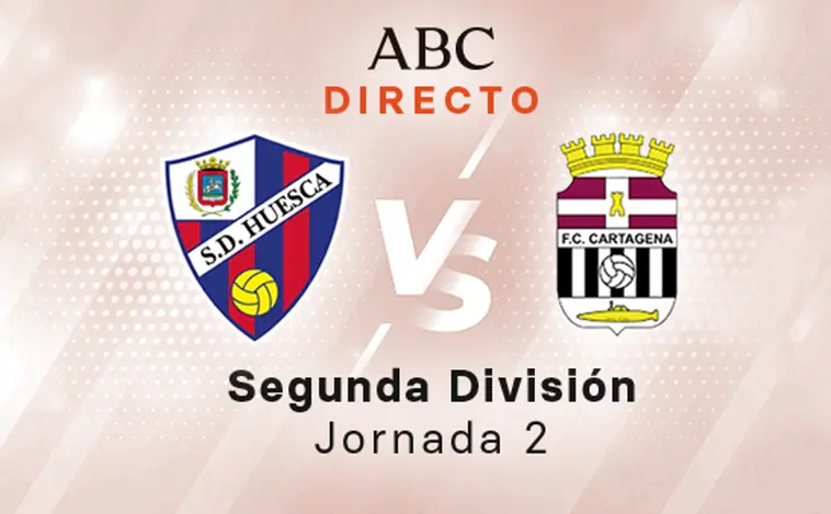 Huesca - Cartagena en directo hoy: partido de la Liga Smartbank, jornada 2