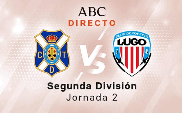 Tenerife - Lugo en directo hoy: partido de la Liga SmartBank, jornada 2