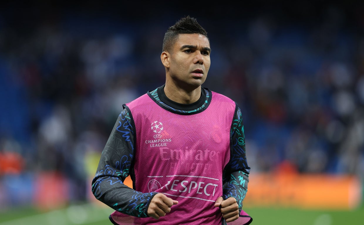 Casemiro, en un