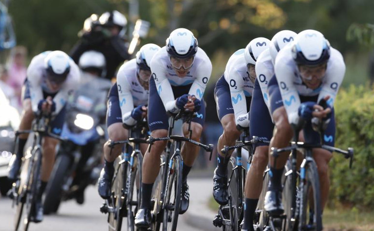 El Movistar, en acción