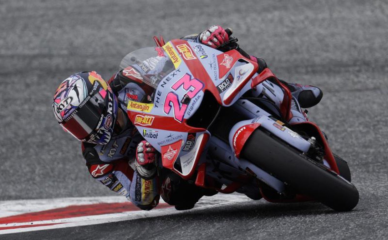 Bastianini marcó el mejor tiempo en Austria