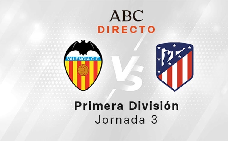 Valencia - Atlético, estadísticas del partido