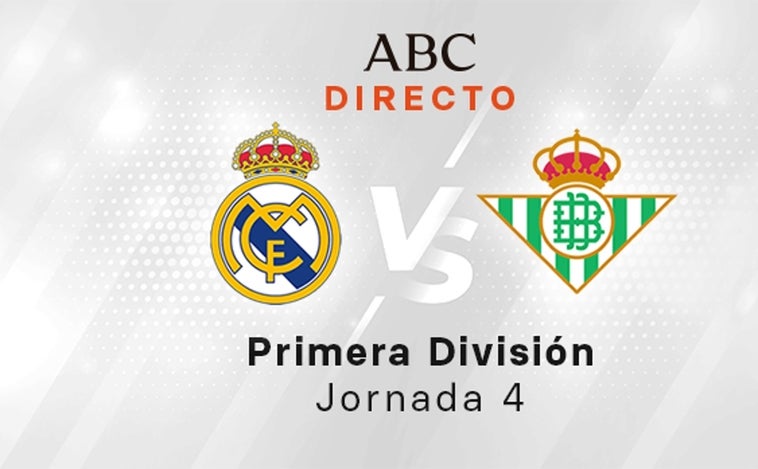 Real Madrid - Betis, estadísticas del partido