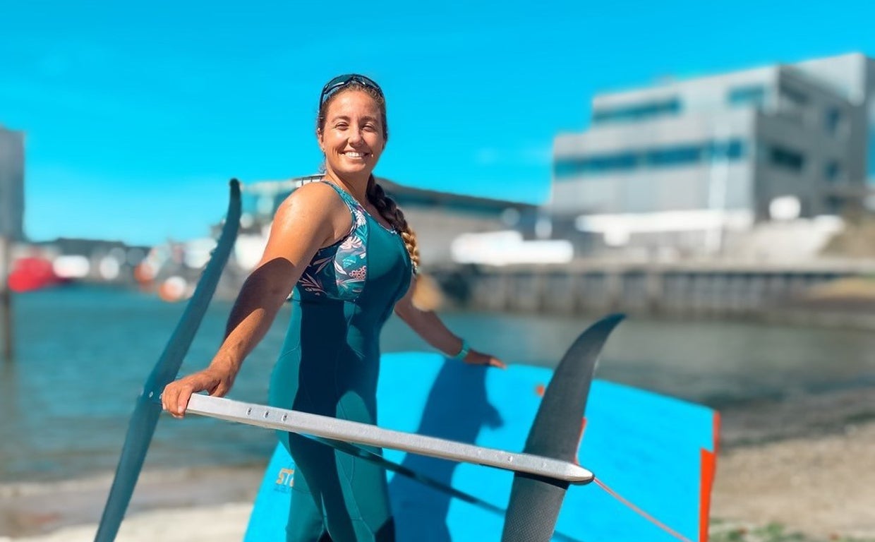 Pilar Lamadrid, en La Haya