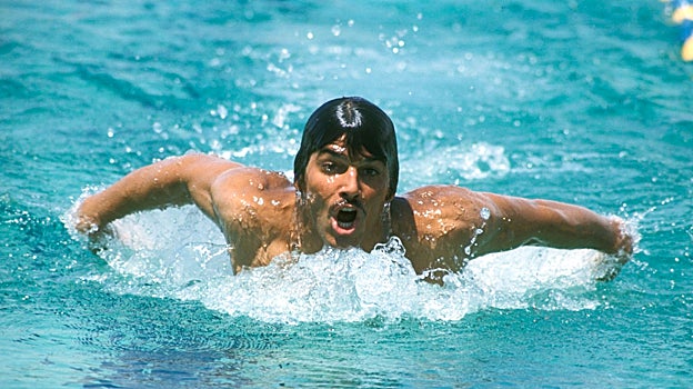 Mark Spitz, durante los Juegos de Múnich 1972