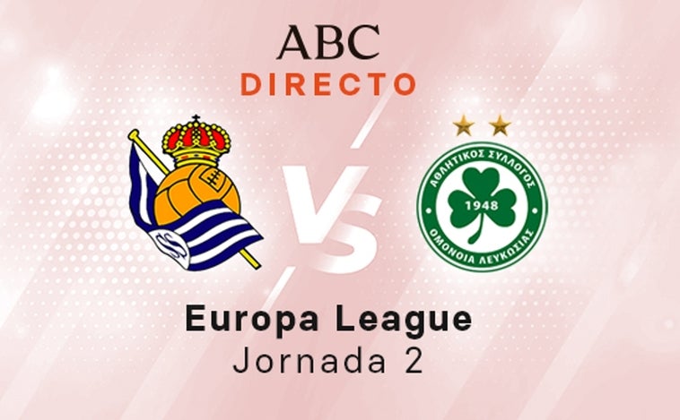 Real Sociedad - Omonia en directo hoy: partido de la Europa League, jornada 2