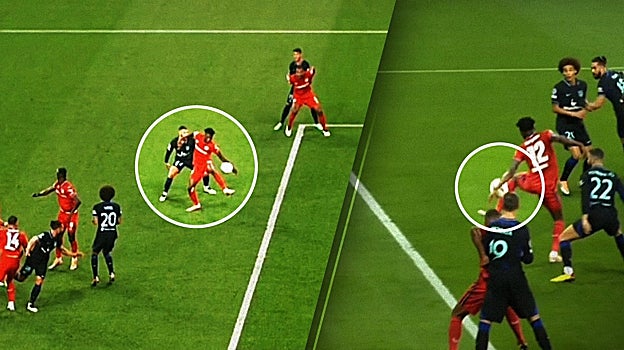 La mano de Tapsoba no sancionada