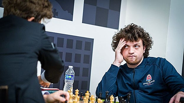 Carlsen y Niemann, en su encuentro en San Luis