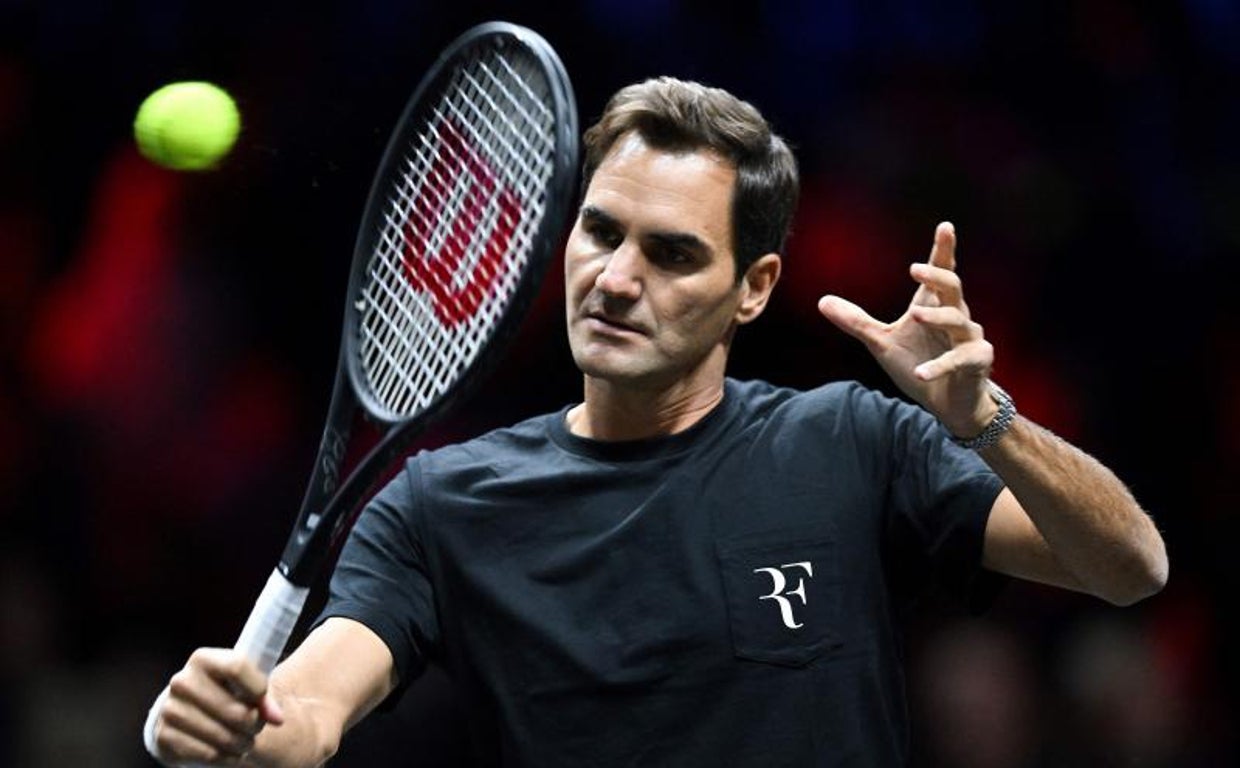 Roger Federer, en la Laver Cup