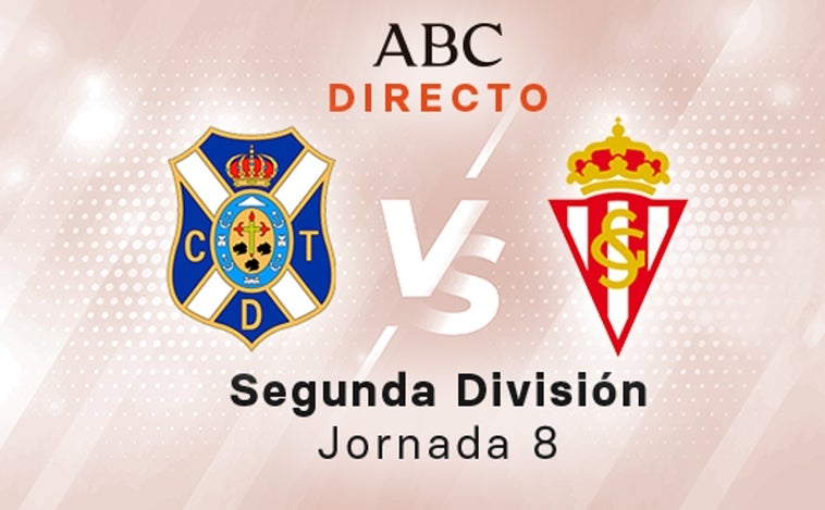 Tenerife - Sporting en directo hoy: partido de la Liga SmartBank, jornada 8