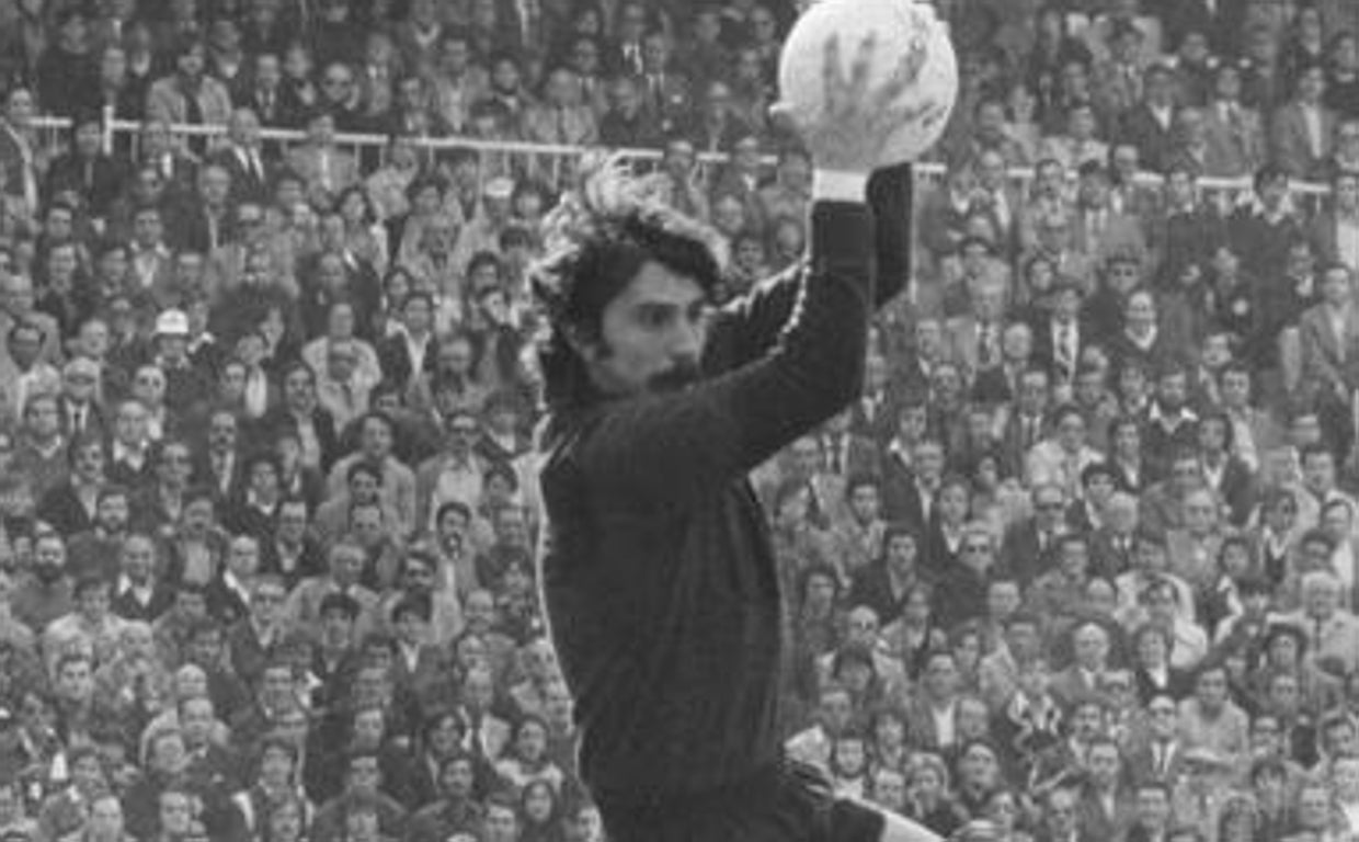 José Pacheco en un partido con el Atlético de Madrid