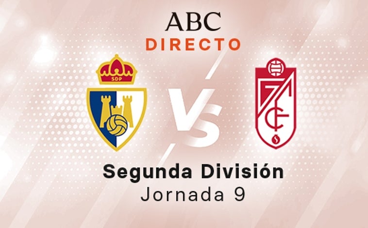 Ponferradina - Granada en directo hoy: partido de la Liga SmartBank, jornada 9