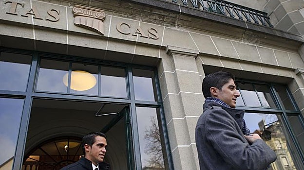 Contador, a la salida del TAS