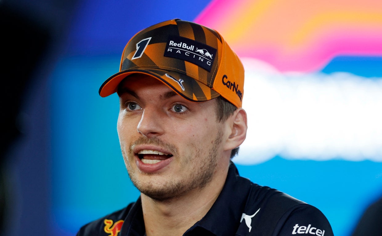 Max Verstappen charla con los medios de comunicación