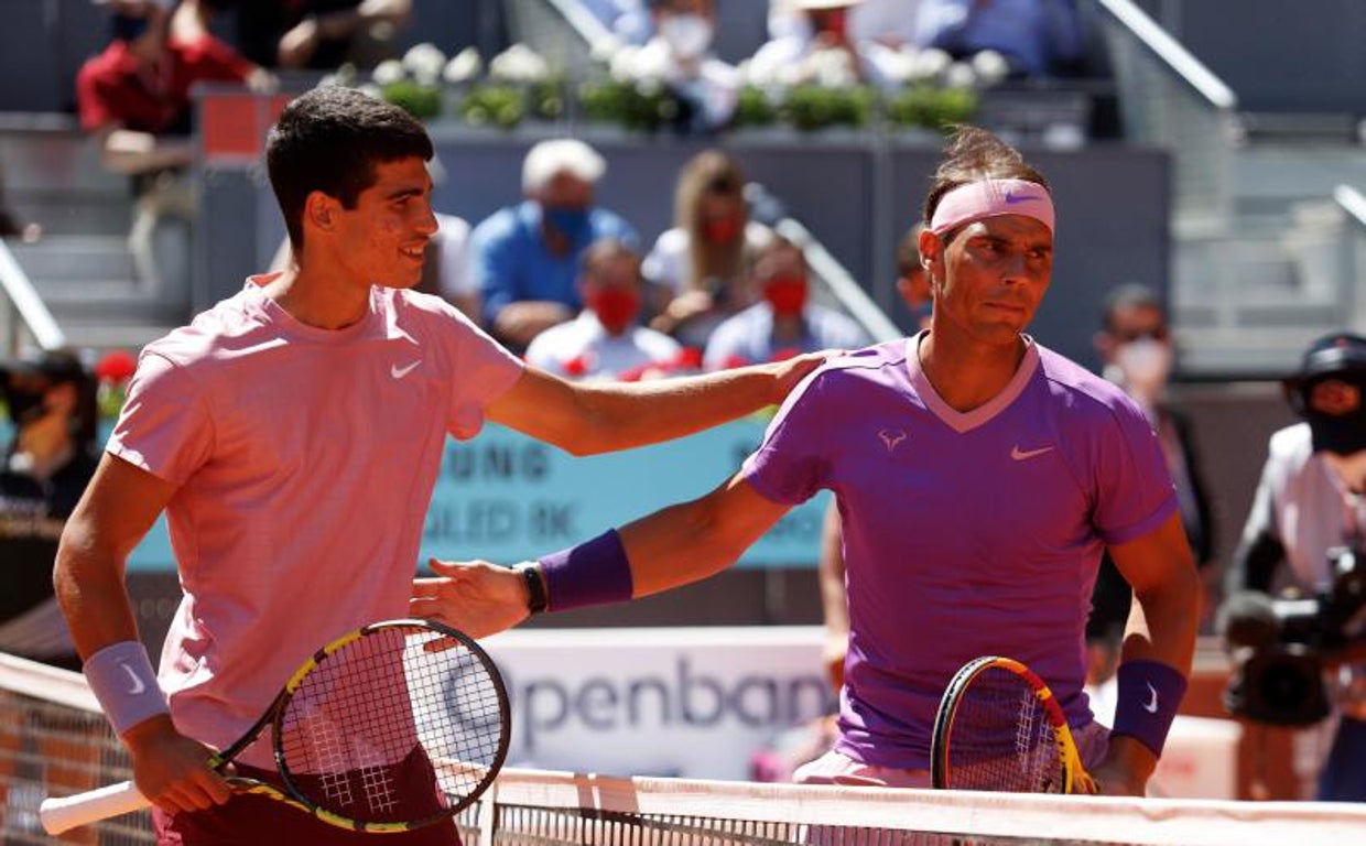 Alcaraz y Nadal
