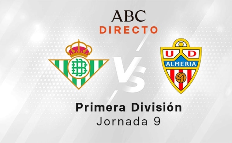 Betis - Almería, estadísticas del partido