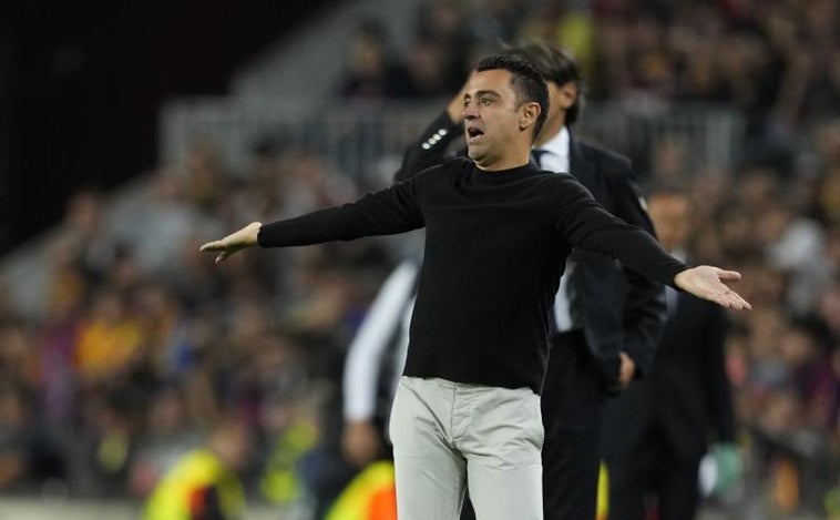 Xavi: «Esta Champions está siendo cruel con nosotros»