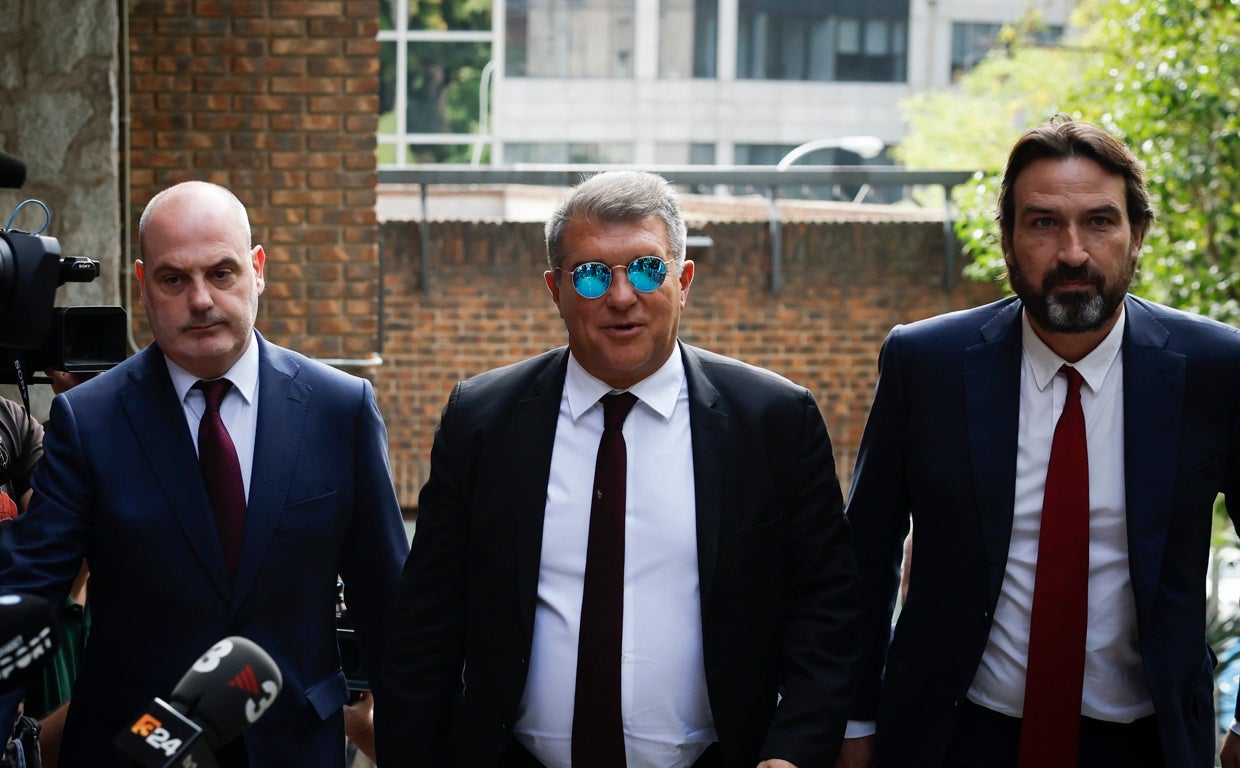 Laporta, en Madrid el pasado fin de semana