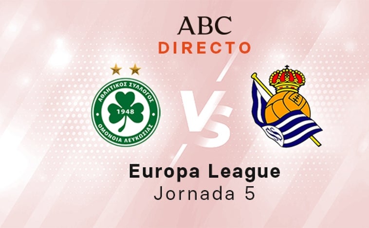 Omonia - Real Sociedad en directo hoy: partido de la Europa League