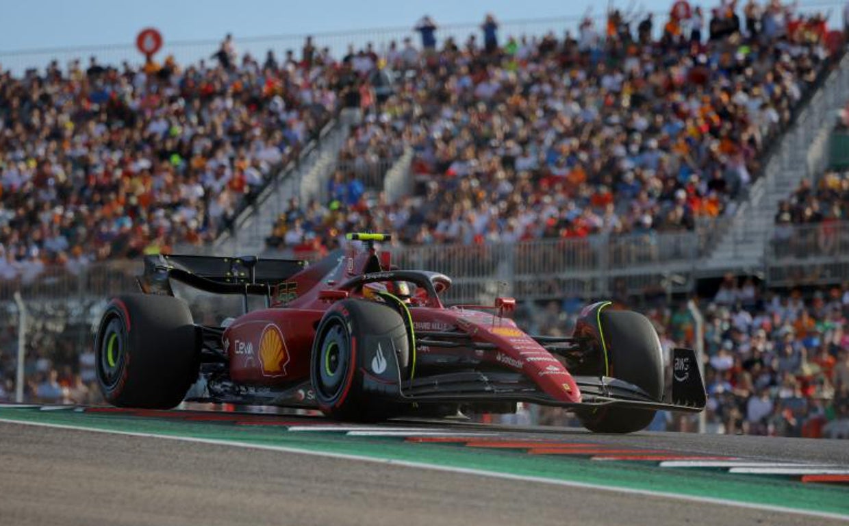 Carlos Sainz, en el circuito de Austin