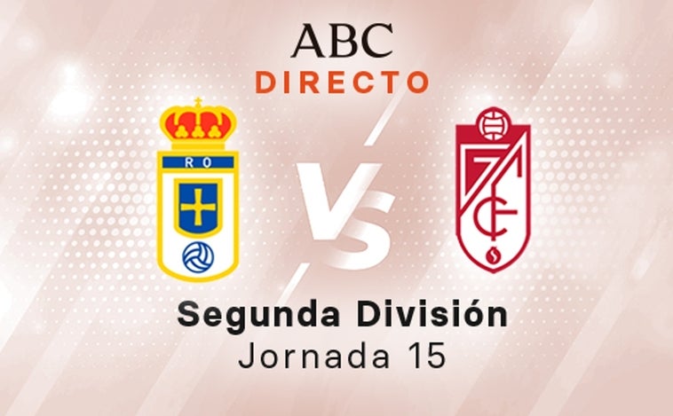 Oviedo - Granada en directo hoy: partido de la Liga SmartBank, jornada 15