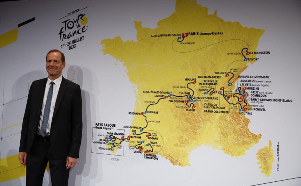 El director del Tour, con el recorrido de 2023
