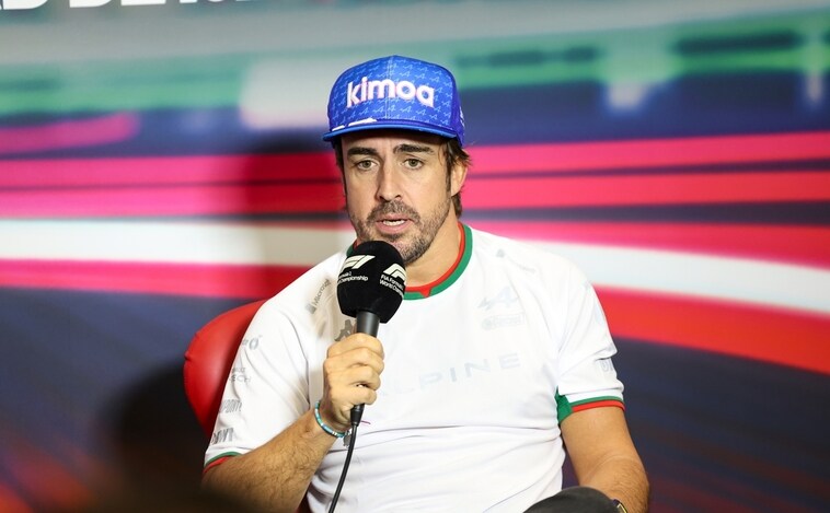 Fernando Alonso during the press conference of the Mexican Grand Prix