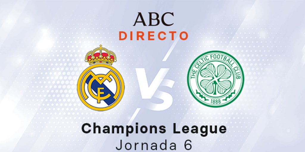 Real Madrid - Celtic, estadísticas del partido