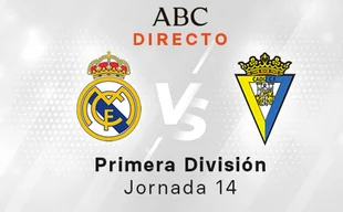 Real Madrid - directo partido de la Liga Santander, jornada 14