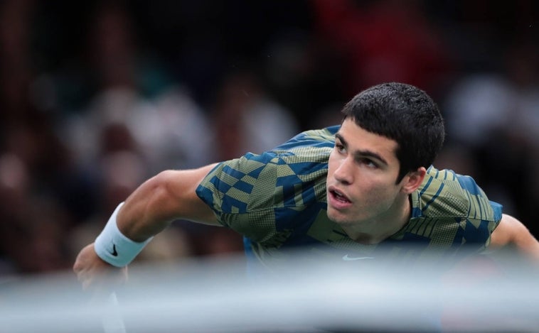 Horario y dónde ver hoy el partido de Alcaraz - Rune del Masters 1.000 París - Bercy