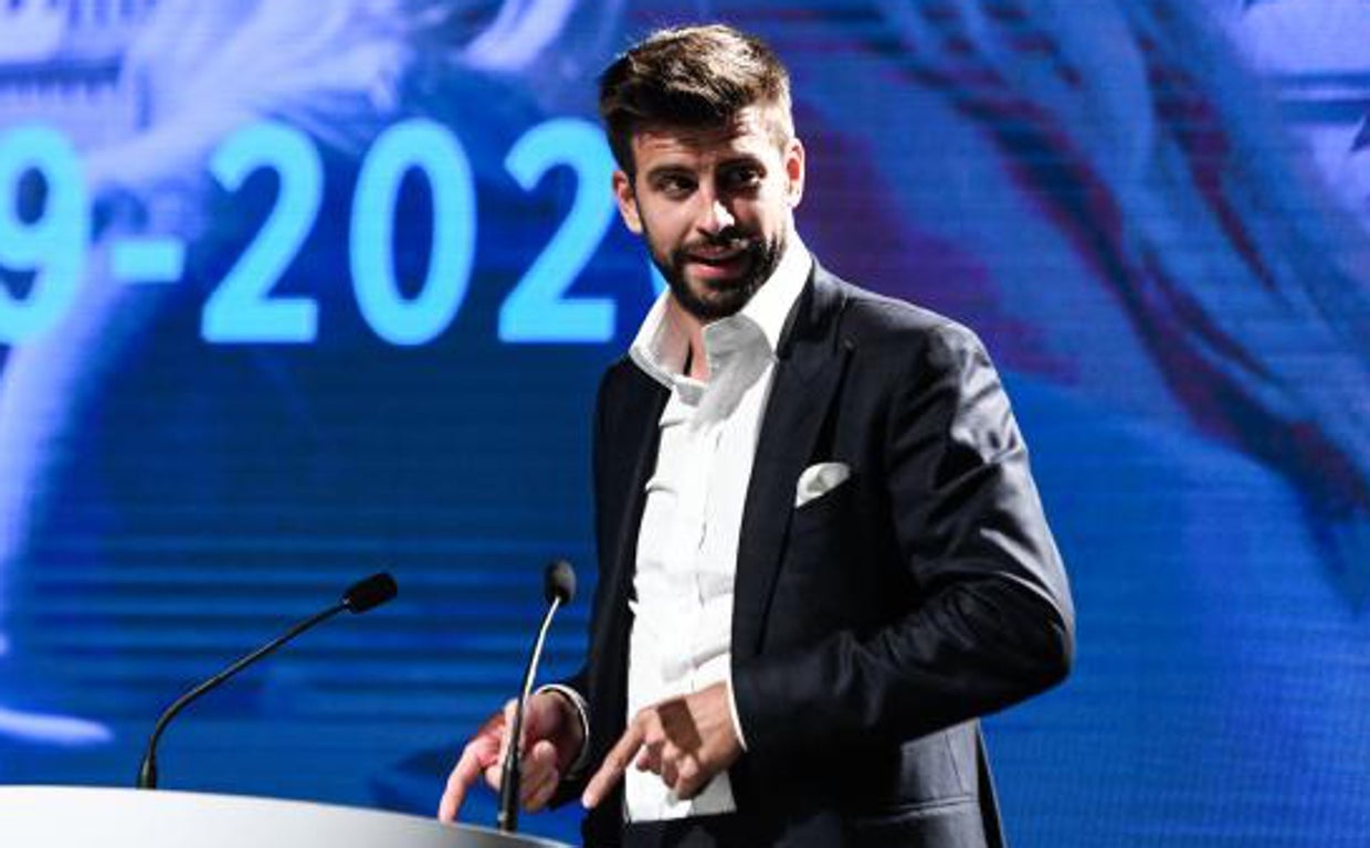 Gerard Piqué, durante un acto de la Copa Davis