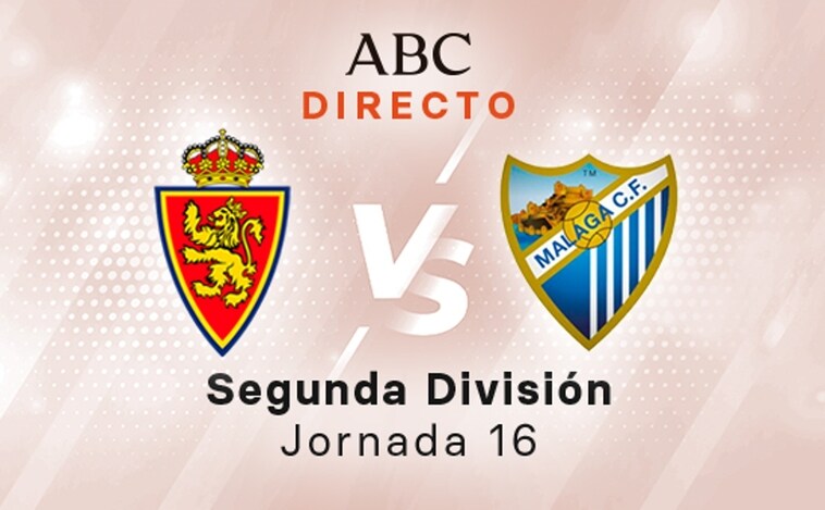 Zaragoza - Málaga en directo hoy: partido de la Liga SmartBank, jornada 16