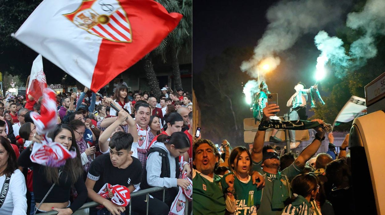 La ciudad de Sevilla celebra el Gran Derbi