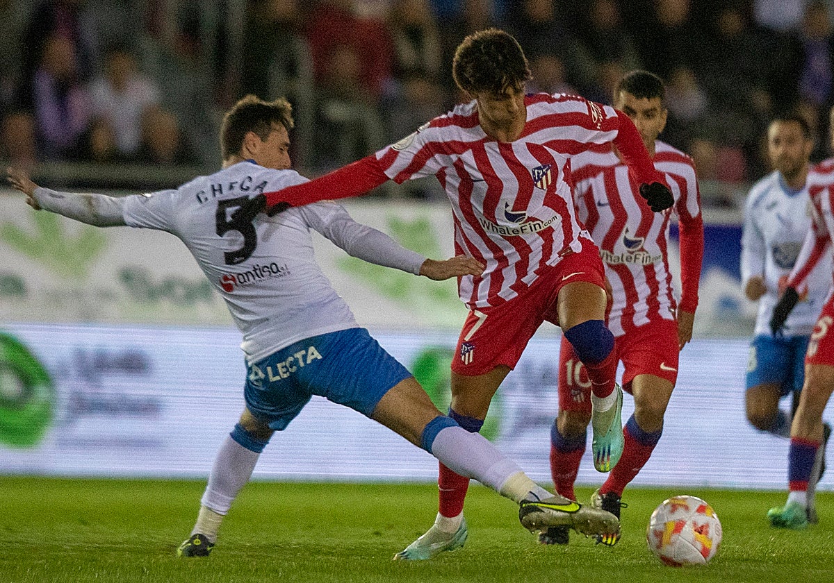 Joao, autor del segundo gol ante el Almazán