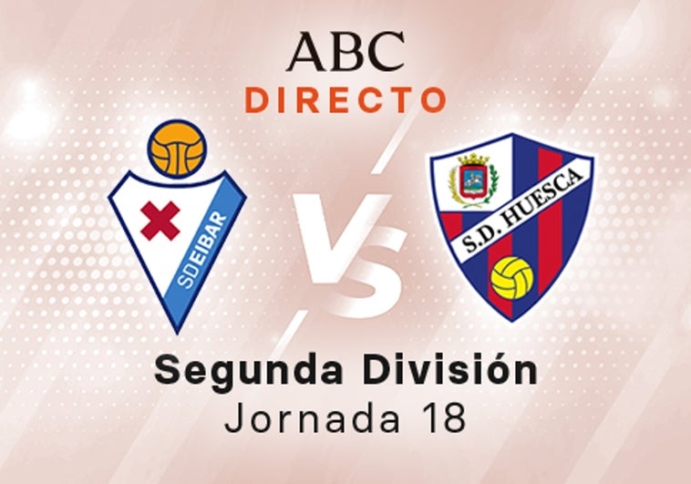 Eibar - Huesca, estadísticas del partido