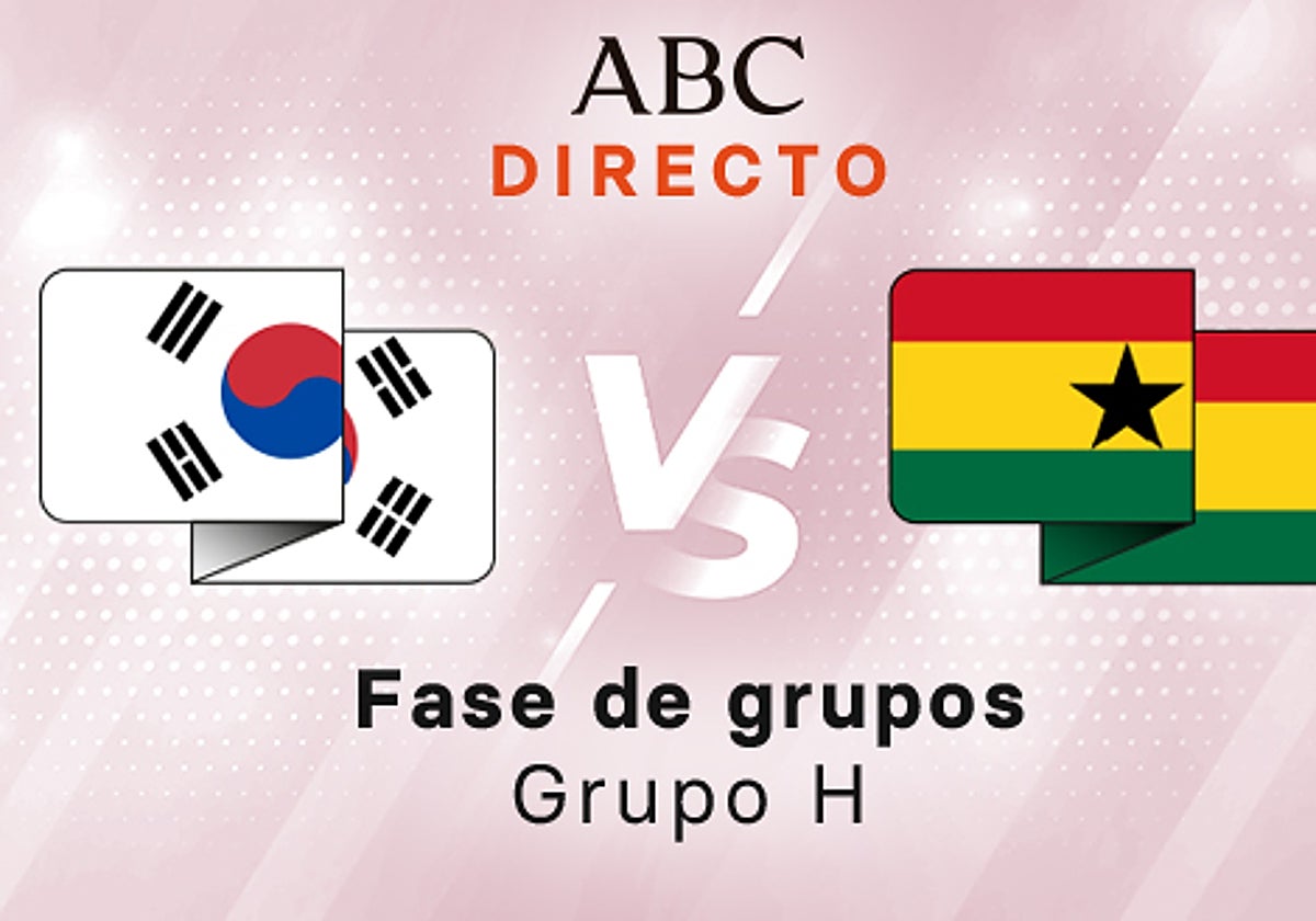 Corea del Sur - Ghana en directo hoy: partido del Mundial de Qatar, Grupo H