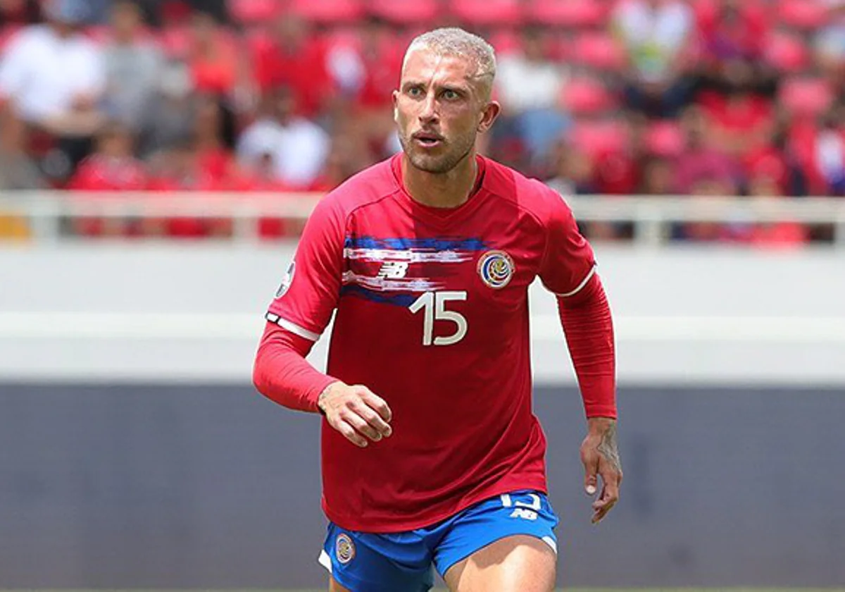Francisco Calvo, con la selección de Costa Rica