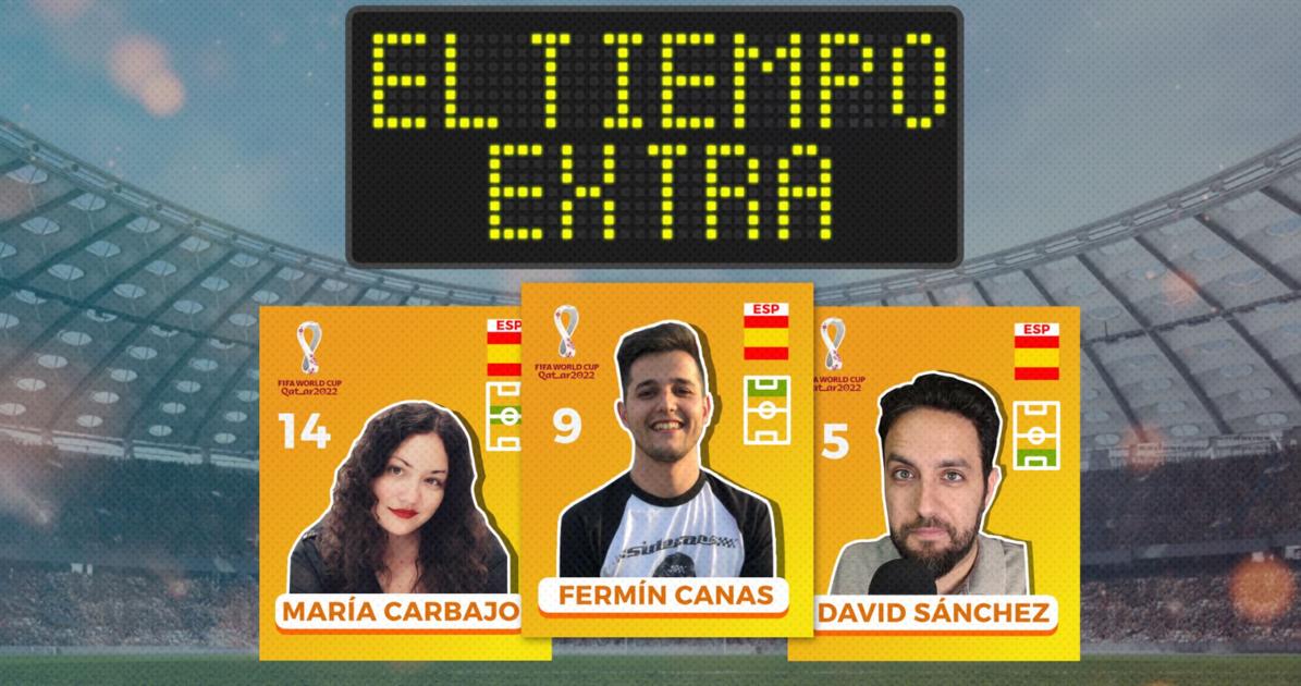 María Carbajo, Fermín Canas y David Sánchez de Castro, presentadores de 'Tiempo Extra'