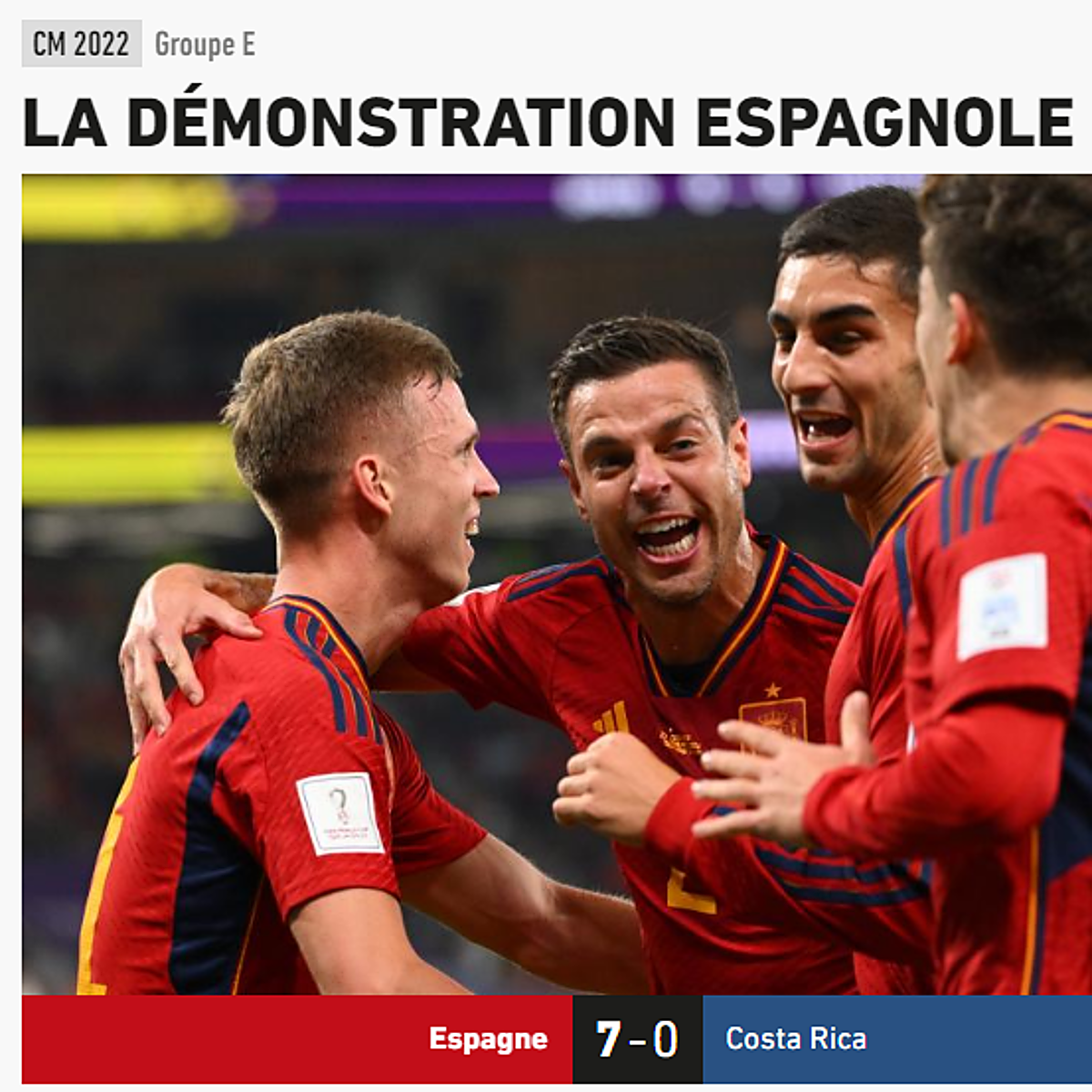 «La demostración española»: la prensa mundial se rinde a la selección