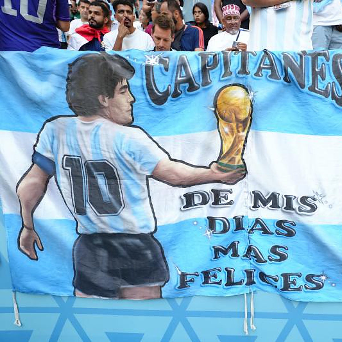 Maradona a caballito